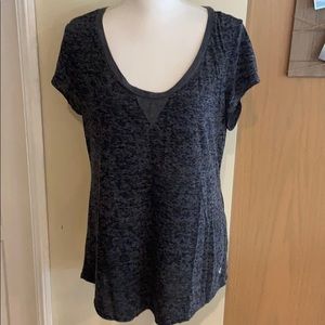 Old navy active grey black t shirt large
